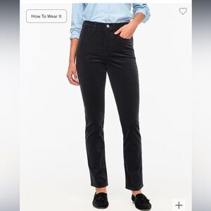 J.CREW Corduroy full-length essential straight pant size 27S